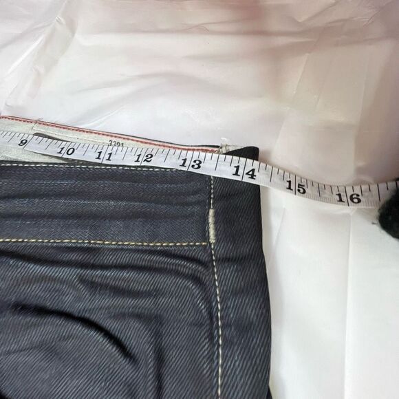 NWT Men’s G-STAR 3301 RAW worn in DENIM Structor Straight 28X32 Dark Blue - Picture 8 of 9